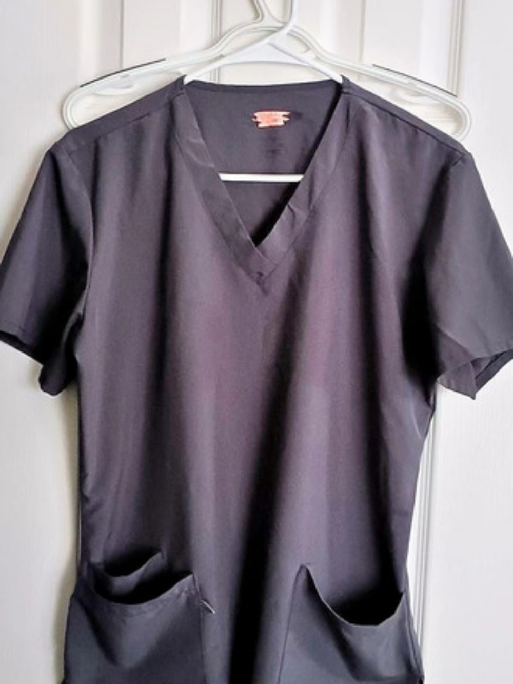 Scrub Top Gray Suze Large 12-14